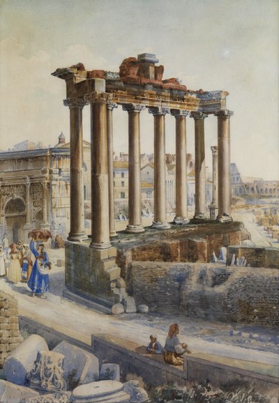 Forum Romanum door Unbekannt Unbekannt